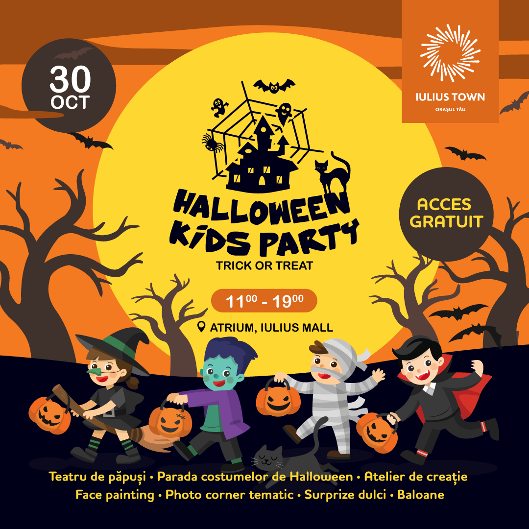 Iulius Town Timisoara Halloween Kids Party 