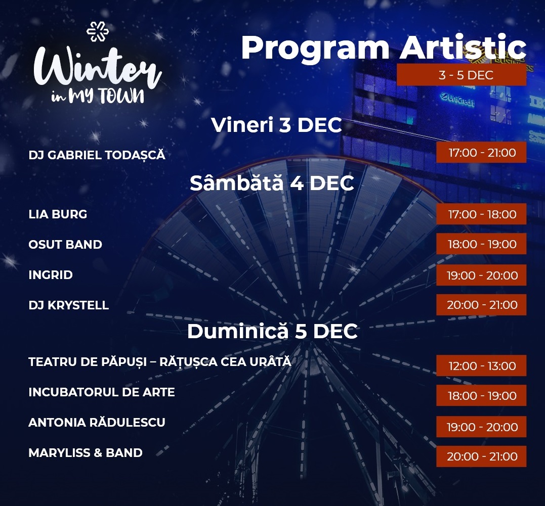 Program artistic WINTER IN MY TOWN 